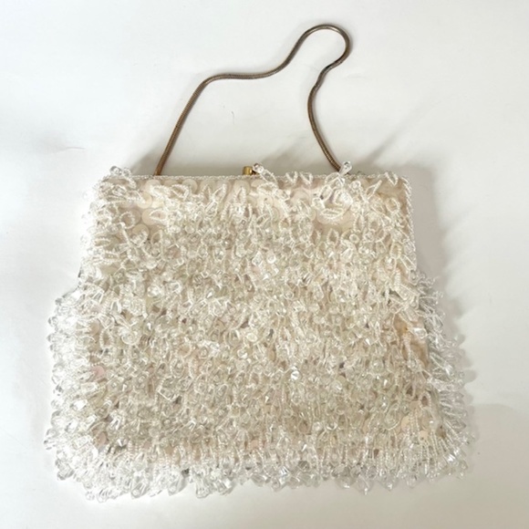 Vintage Glass Beaded Evening Bag - Picture 1 of 5